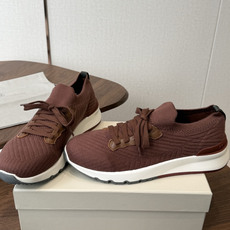 Brunello Cucinelli26ss 飞织休闲运动鞋BC新款新品条纹麂皮单鞋:羊皮垫.运动鞋鞋面 Brunello Cucinelli26ss 飞织休闲运动鞋BC新款新品条纹麂皮单鞋:羊皮垫.运动鞋鞋面