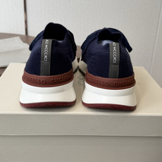 Brunello Cucinelli26ss 飞织休闲运动鞋BC新款新品条纹麂皮单鞋:羊皮垫.运动鞋鞋面 Brunello Cucinelli26ss 飞织休闲运动鞋BC新款新品条纹麂皮单鞋:羊皮垫.运动鞋鞋面
