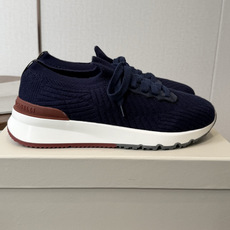Brunello Cucinelli26ss 飞织休闲运动鞋BC新款新品条纹麂皮单鞋:羊皮垫.运动鞋鞋面 Brunello Cucinelli26ss 飞织休闲运动鞋BC新款新品条纹麂皮单鞋:羊皮垫.运动鞋鞋面
