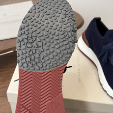 Brunello Cucinelli26ss 飞织休闲运动鞋BC新款新品条纹麂皮单鞋:羊皮垫.运动鞋鞋面 Brunello Cucinelli26ss 飞织休闲运动鞋BC新款新品条纹麂皮单鞋:羊皮垫.运动鞋鞋面