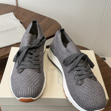 Brunello Cucinelli26ss 飞织休闲运动鞋BC新款新品条纹麂皮单鞋:羊皮垫.运动鞋鞋面 Brunello Cucinelli26ss 飞织休闲运动鞋BC新款新品条纹麂皮单鞋:羊皮垫.运动鞋鞋面