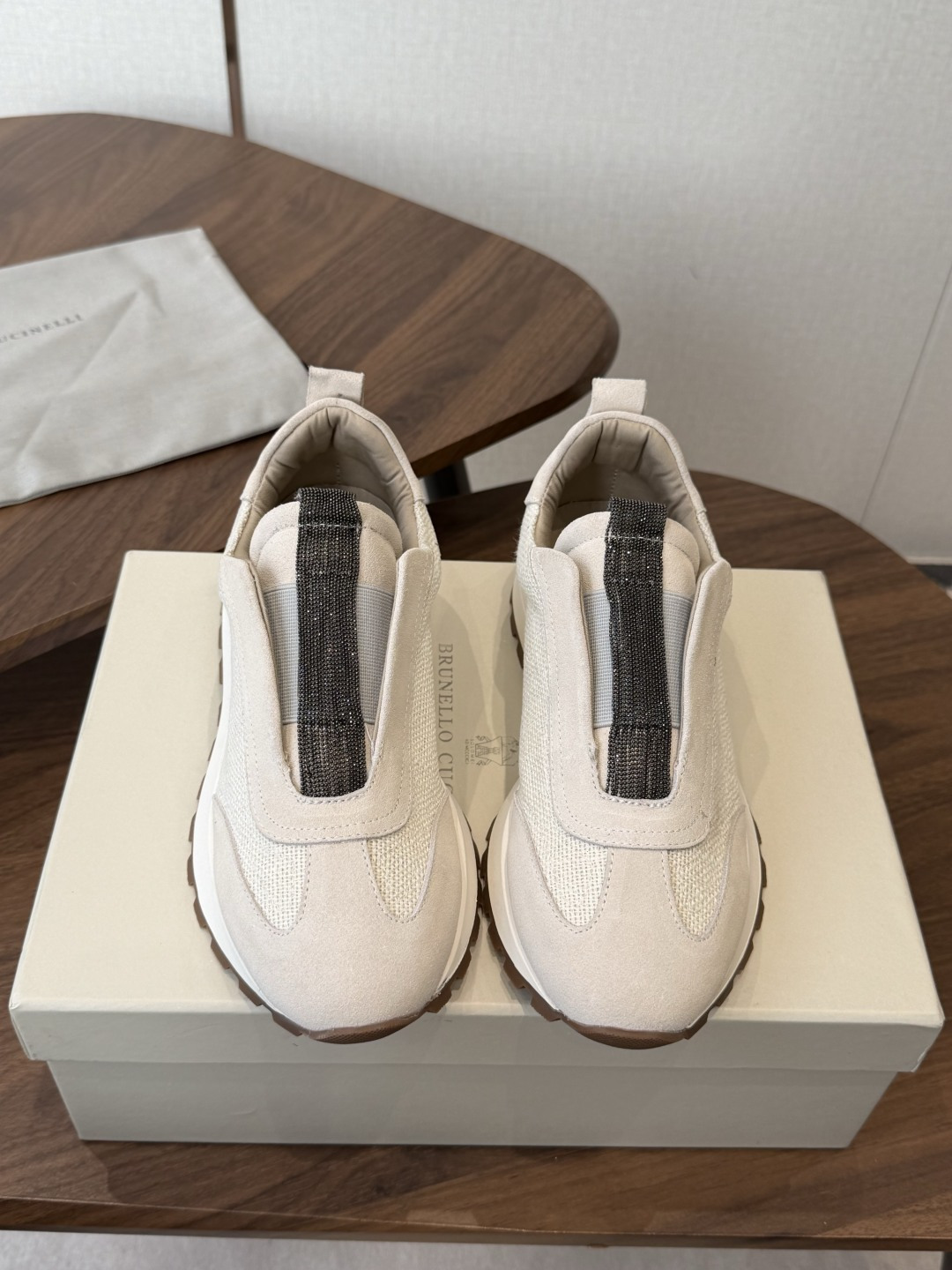 Brunello Cucinelli  26ss最新 Bc 休闲鞋 鞋面进口麂皮/进口牛皮 内里进口羊皮
