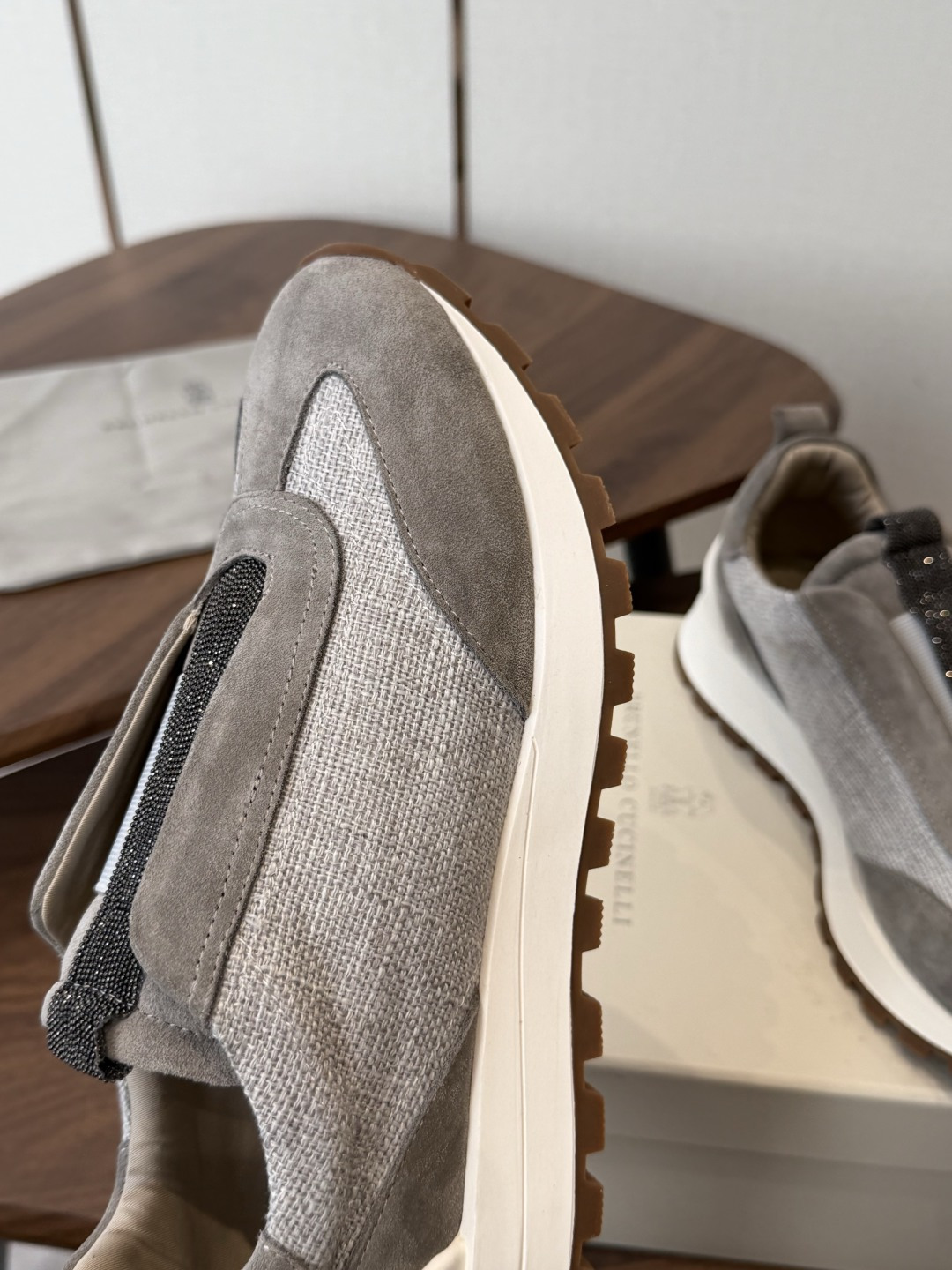 Brunello Cucinelli  26ss最新 Bc 休闲鞋 鞋面进口麂皮/进口牛皮 内里进口羊皮