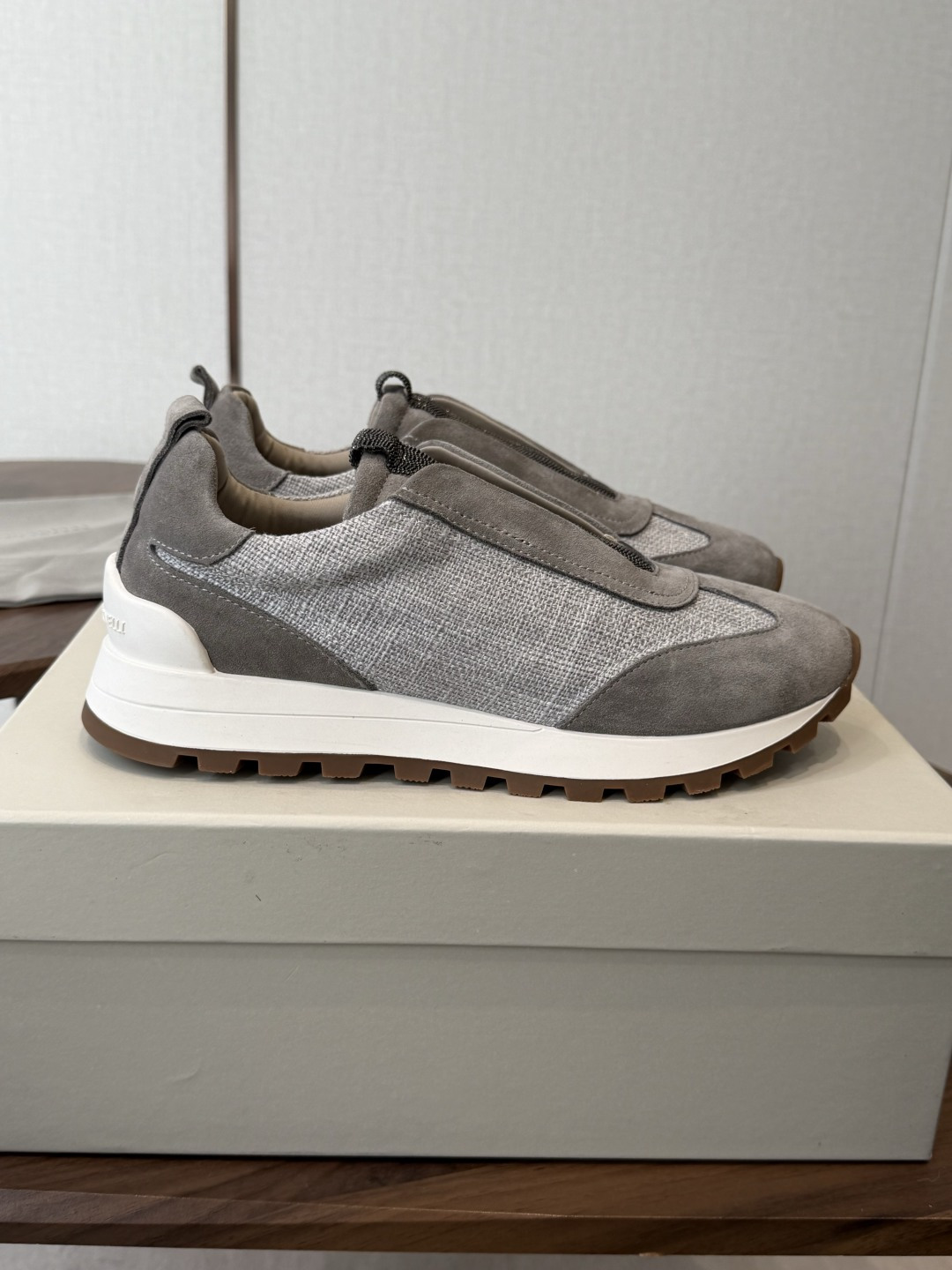 Brunello Cucinelli  26ss最新 Bc 休闲鞋 鞋面进口麂皮/进口牛皮 内里进口羊皮