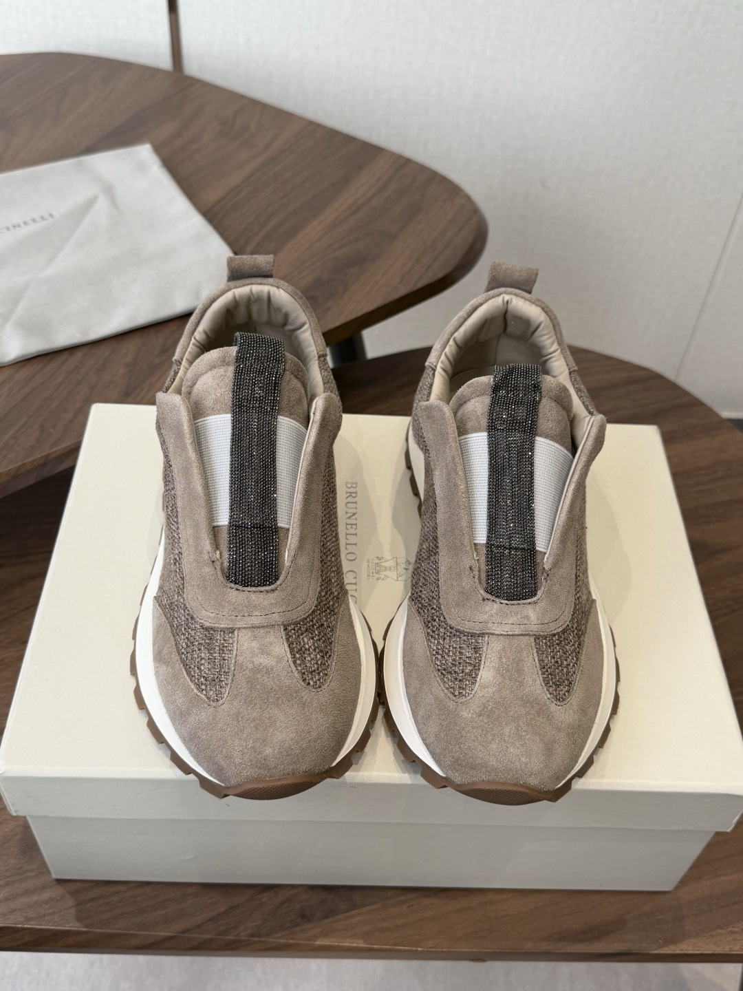 Brunello Cucinelli  26ss最新 Bc 休闲鞋 鞋面进口麂皮/进口牛皮 内里进口羊皮