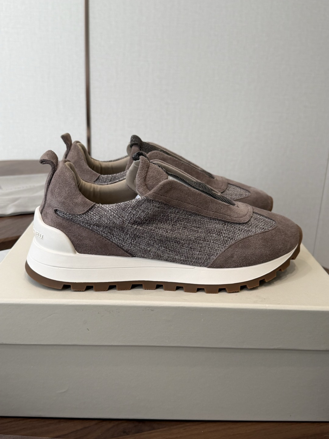 Brunello Cucinelli 26ss最新 Bc 休闲鞋 鞋面进口麂皮/进口牛皮 内里进口羊皮 Brunello Cucinelli 26ss最新 Bc 休闲鞋 鞋面进口麂皮/进口牛皮 内里进口羊皮