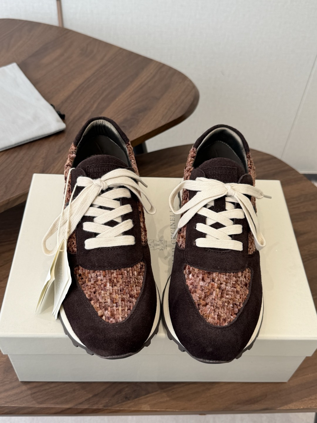Brunello Cucinelli  26ss最新 Bc 休闲鞋 鞋面进口麂皮/进口牛皮 内里进口羊皮