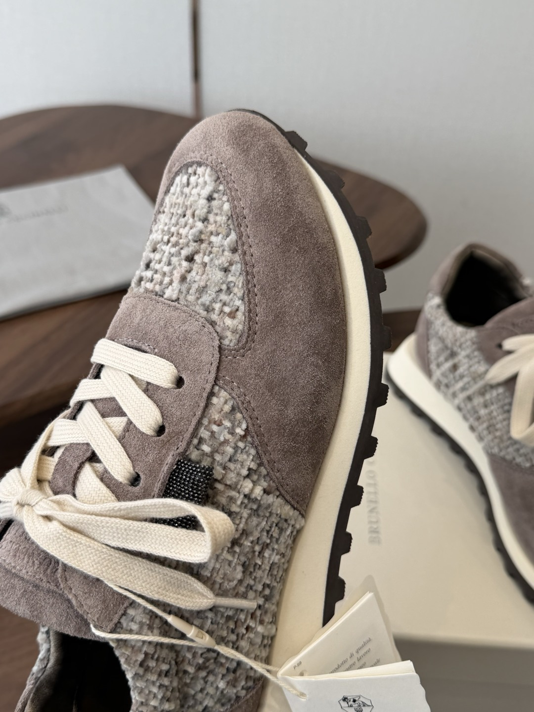 Brunello Cucinelli 26ss最新 Bc 休闲鞋 鞋面进口麂皮/进口牛皮 内里进口羊皮 Brunello Cucinelli 26ss最新 Bc 休闲鞋 鞋面进口麂皮/进口牛皮 内里进口羊皮
