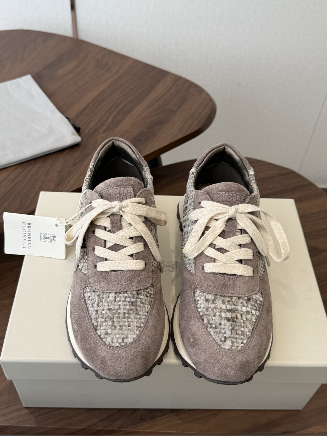 Brunello Cucinelli  26ss最新 Bc 休闲鞋 鞋面进口麂皮/进口牛皮 内里进口羊皮