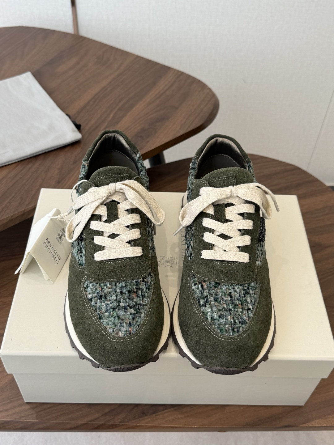 Brunello Cucinelli  26ss最新 Bc 休闲鞋 鞋面进口麂皮/进口牛皮 内里进口羊皮