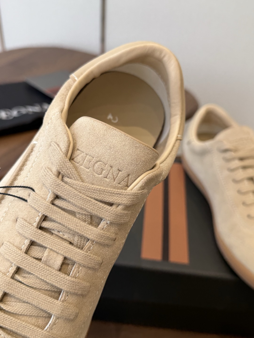 ZEGNA 杰尼亚 （男款）系列 户外 休闲 运动鞋 吴磊同款 原版购入开发 做货 这款黑色皮革 Triple Stit