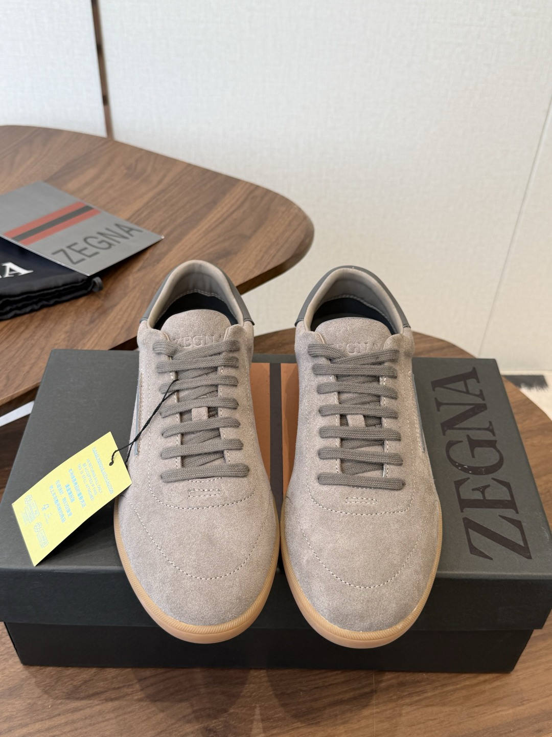 ZEGNA 杰尼亚 （男款）系列 户外 休闲 运动鞋 吴磊同款 原版购入开发 做货 这款黑色皮革 Triple Stit