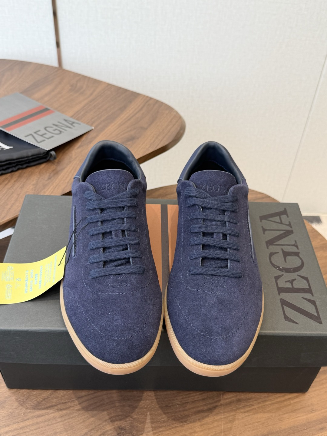 ZEGNA 杰尼亚 （男款）系列 户外 休闲 运动鞋 吴磊同款 原版购入开发 做货 这款黑色皮革 Triple Stit