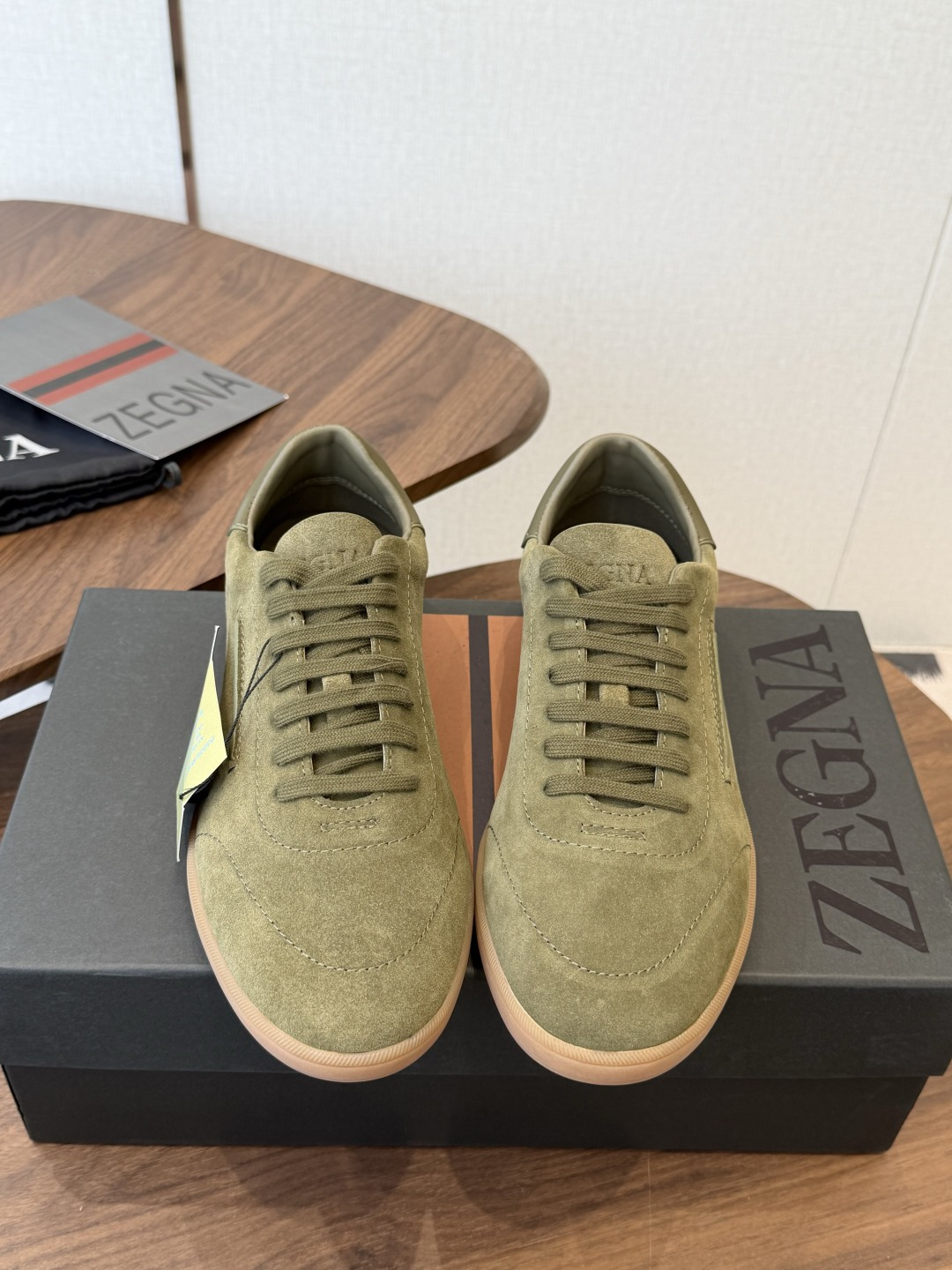 ZEGNA 杰尼亚 （男款）系列 户外 休闲 运动鞋 吴磊同款 原版购入开发 做货 这款黑色皮革 Triple Stit