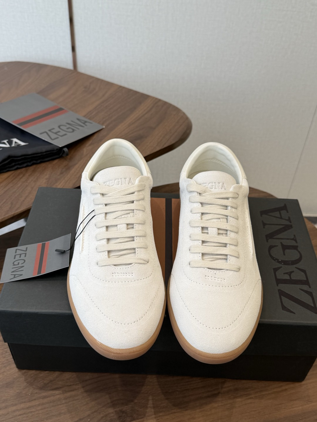 ZEGNA 杰尼亚 （男款）系列 户外 休闲 运动鞋 吴磊同款 原版购入开发 做货 这款黑色皮革 Triple Stit