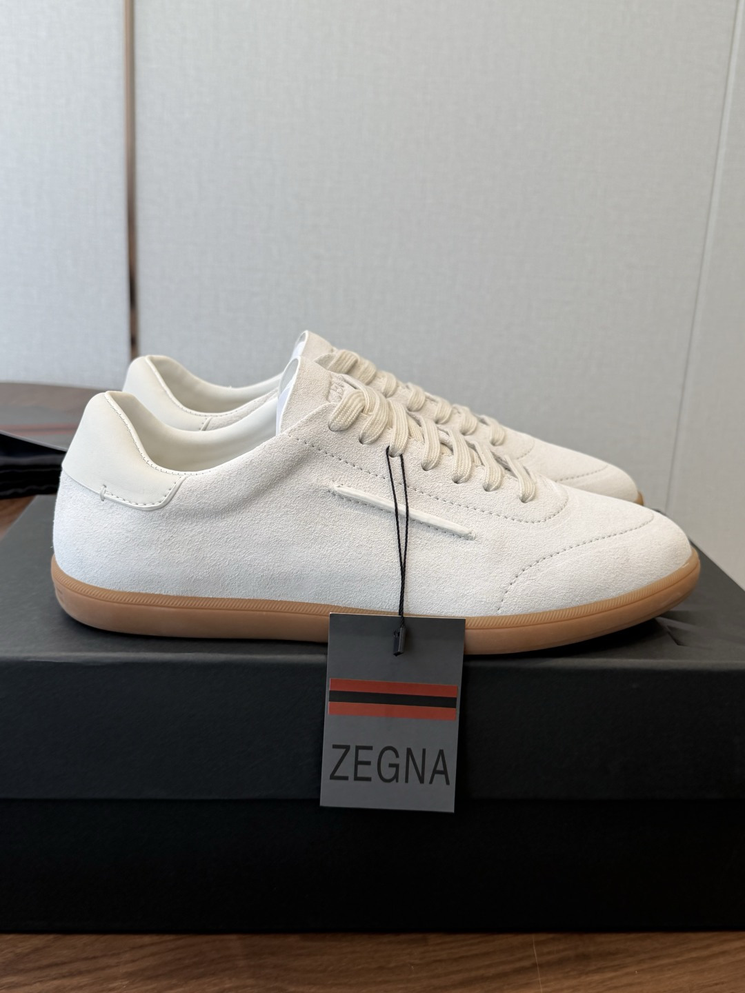 ZEGNA 杰尼亚 （男款）系列 户外 休闲 运动鞋 吴磊同款 原版购入开发 做货 这款黑色皮革 Triple Stit