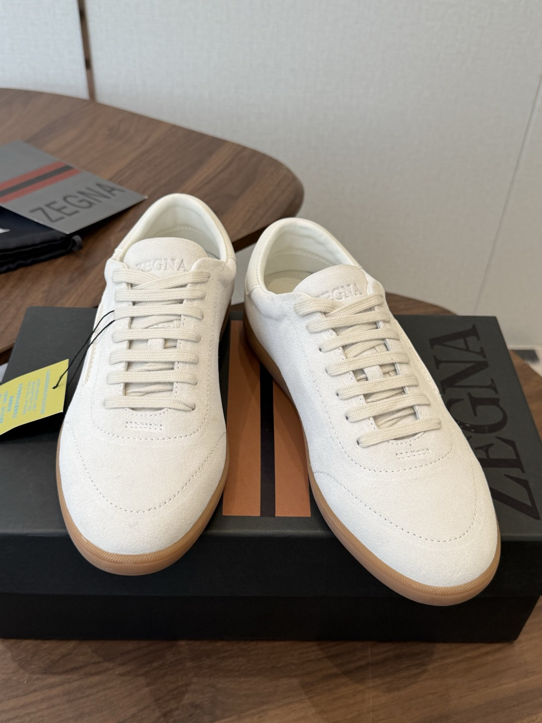 ZEGNA 杰尼亚 （男款）系列 户外 休闲 运动鞋 吴磊同款 原版购入开发 做货 这款黑色皮革 Triple Stit
