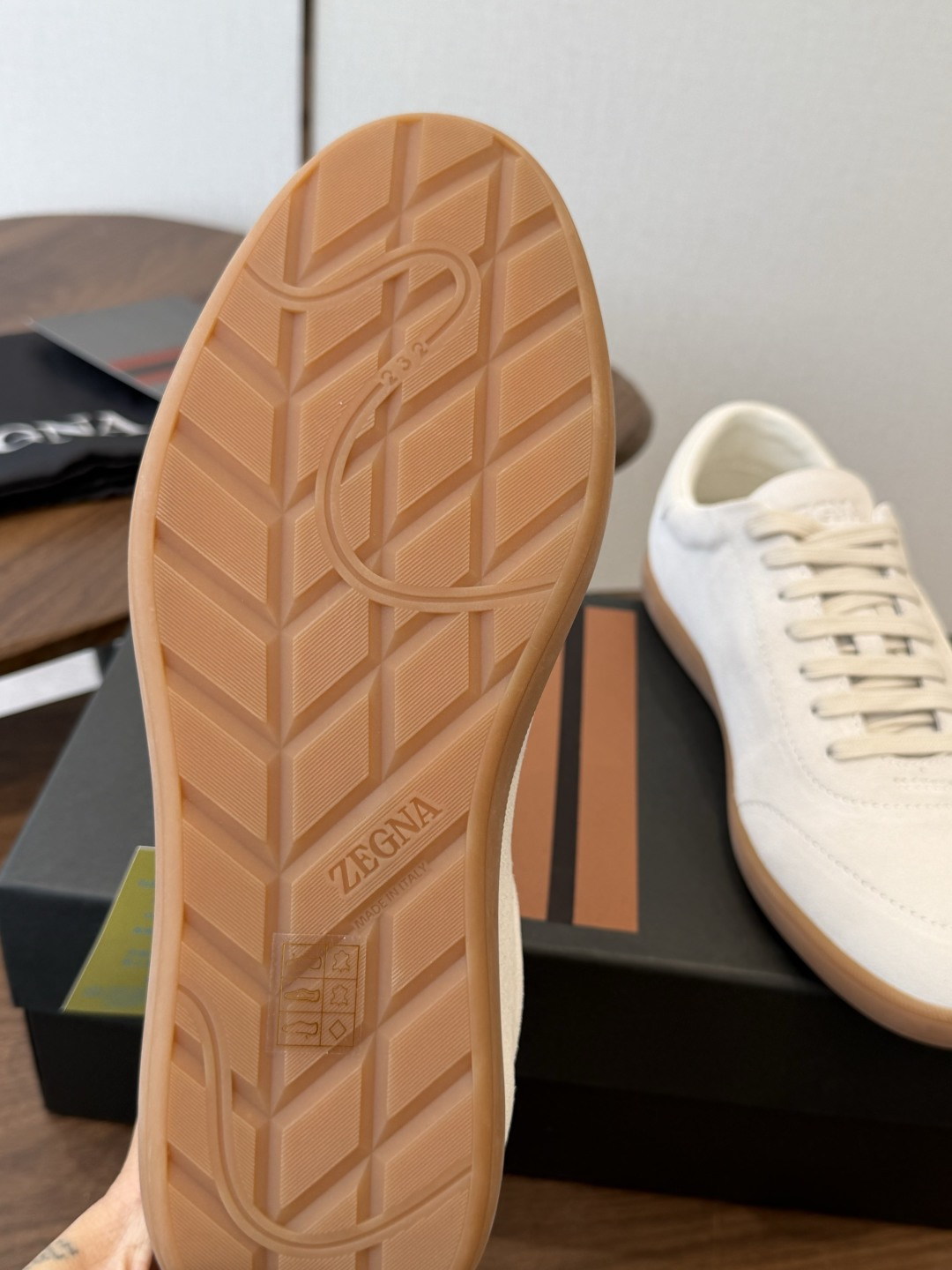 ZEGNA 杰尼亚 （男款）系列 户外 休闲 运动鞋 吴磊同款 原版购入开发 做货 这款黑色皮革 Triple Stit