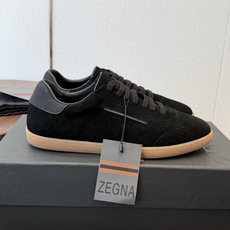 ZEGNA 杰尼亚 (男款)系列 户外 休闲 运动鞋 吴磊同款 原版购入开发 做货 这款黑色皮革 Triple Stit ZEGNA 杰尼亚 (男款)系列 户外 休闲 运动鞋 吴磊同款 原版购入开发 做货 这款黑色皮革 Triple Stit