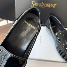 (⚠️官网同步✈️盒包装) YSL Yves Saint Laurent (杨树林)大爆款情侣 樂福鞋小牛皮制造 平 (⚠️官网同步✈️盒包装) YSL Yves Saint Laurent (杨树林)大爆款情侣 樂福鞋小牛皮制造 平