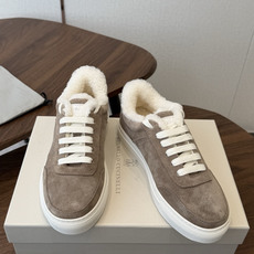 Brunello Cucinelli 26ss最新 Bc 系带 羊毛休闲鞋 鞋面进口麂皮/进口牛皮 内里进口羊毛/羊 Brunello Cucinelli 26ss最新 Bc 系带 羊毛休闲鞋 鞋面进口麂皮/进口牛皮 内里进口羊毛/羊