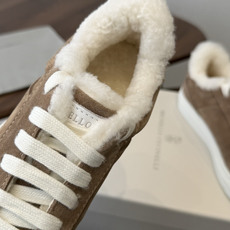 Brunello Cucinelli 26ss最新 Bc 系带 羊毛休闲鞋 鞋面进口麂皮/进口牛皮 内里进口羊毛/羊 Brunello Cucinelli 26ss最新 Bc 系带 羊毛休闲鞋 鞋面进口麂皮/进口牛皮 内里进口羊毛/羊