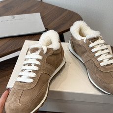 Brunello Cucinelli 26ss最新 Bc 系带 羊毛休闲鞋 鞋面进口麂皮/进口牛皮 内里进口羊毛/羊 Brunello Cucinelli 26ss最新 Bc 系带 羊毛休闲鞋 鞋面进口麂皮/进口牛皮 内里进口羊毛/羊