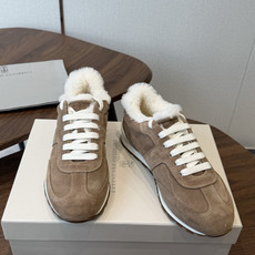 Brunello Cucinelli 26ss最新 Bc 系带 羊毛休闲鞋 鞋面进口麂皮/进口牛皮 内里进口羊毛/羊 Brunello Cucinelli 26ss最新 Bc 系带 羊毛休闲鞋 鞋面进口麂皮/进口牛皮 内里进口羊毛/羊
