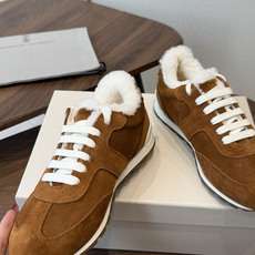 Brunello Cucinelli 26ss最新 Bc 系带 羊毛休闲鞋 鞋面进口麂皮/进口牛皮 内里进口羊毛/羊 Brunello Cucinelli 26ss最新 Bc 系带 羊毛休闲鞋 鞋面进口麂皮/进口牛皮 内里进口羊毛/羊