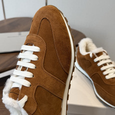 Brunello Cucinelli 26ss最新 Bc 系带 羊毛休闲鞋 鞋面进口麂皮/进口牛皮 内里进口羊毛/羊 Brunello Cucinelli 26ss最新 Bc 系带 羊毛休闲鞋 鞋面进口麂皮/进口牛皮 内里进口羊毛/羊
