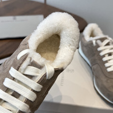 Brunello Cucinelli 26ss最新 Bc 系带 羊毛休闲鞋 鞋面进口麂皮/进口牛皮 内里进口羊毛/羊 Brunello Cucinelli 26ss最新 Bc 系带 羊毛休闲鞋 鞋面进口麂皮/进口牛皮 内里进口羊毛/羊