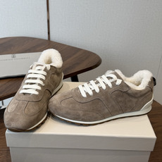 Brunello Cucinelli 26ss最新 Bc 系带 羊毛休闲鞋 鞋面进口麂皮/进口牛皮 内里进口羊毛/羊 Brunello Cucinelli 26ss最新 Bc 系带 羊毛休闲鞋 鞋面进口麂皮/进口牛皮 内里进口羊毛/羊
