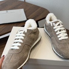 Brunello Cucinelli 26ss最新 Bc 系带 羊毛休闲鞋 鞋面进口麂皮/进口牛皮 内里进口羊毛/羊 Brunello Cucinelli 26ss最新 Bc 系带 羊毛休闲鞋 鞋面进口麂皮/进口牛皮 内里进口羊毛/羊