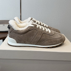 Brunello Cucinelli 26ss最新 Bc 系带 羊毛休闲鞋 鞋面进口麂皮/进口牛皮 内里进口羊毛/羊 Brunello Cucinelli 26ss最新 Bc 系带 羊毛休闲鞋 鞋面进口麂皮/进口牛皮 内里进口羊毛/羊
