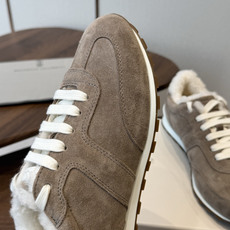 Brunello Cucinelli 26ss最新 Bc 系带 羊毛休闲鞋 鞋面进口麂皮/进口牛皮 内里进口羊毛/羊 Brunello Cucinelli 26ss最新 Bc 系带 羊毛休闲鞋 鞋面进口麂皮/进口牛皮 内里进口羊毛/羊