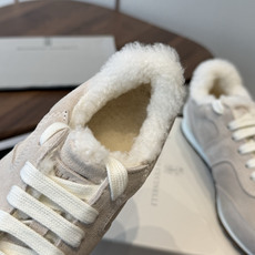 Brunello Cucinelli 26ss最新 Bc 系带 羊毛休闲鞋 鞋面进口麂皮/进口牛皮 内里进口羊毛/羊 Brunello Cucinelli 26ss最新 Bc 系带 羊毛休闲鞋 鞋面进口麂皮/进口牛皮 内里进口羊毛/羊