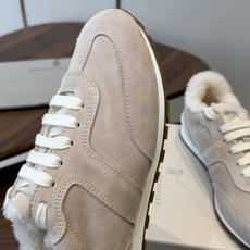 Brunello Cucinelli 26ss最新 Bc 系带 羊毛休闲鞋 鞋面进口麂皮/进口牛皮 内里进口羊毛/羊 Brunello Cucinelli 26ss最新 Bc 系带 羊毛休闲鞋 鞋面进口麂皮/进口牛皮 内里进口羊毛/羊