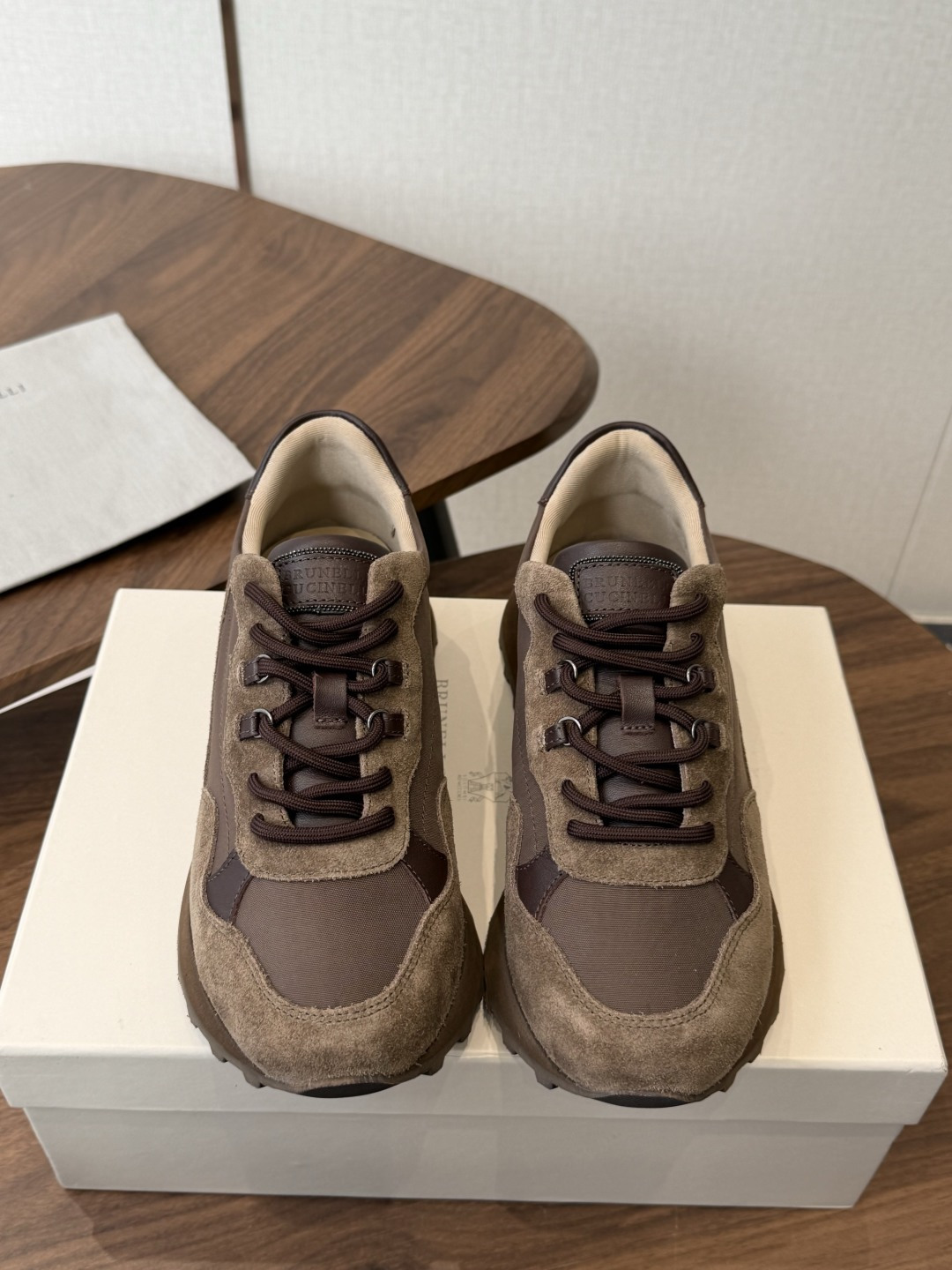Brunello Cucinelli 26ss最新 Bc 系带 休闲鞋 鞋面进口麂皮/进口牛皮 内里进口羊毛 0.5 Brunello Cucinelli 26ss最新 Bc 系带 休闲鞋 鞋面进口麂皮/进口牛皮 内里进口羊毛 0.5
