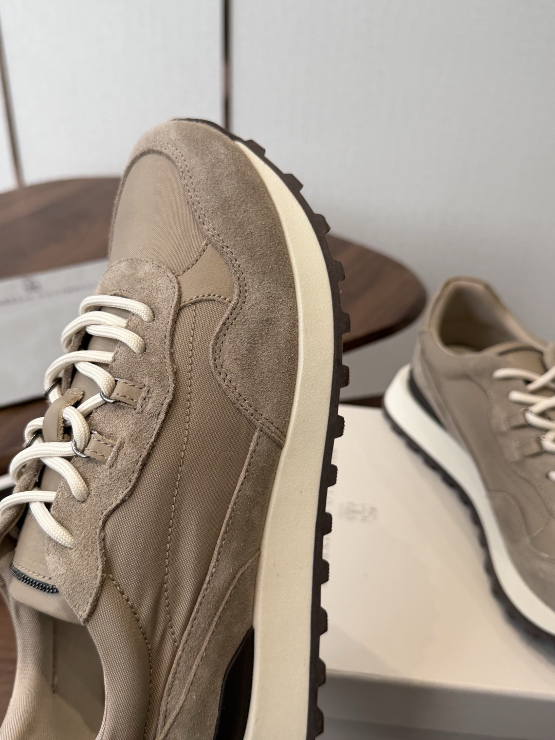 Brunello Cucinelli 26ss最新 Bc 系带 休闲鞋 鞋面进口麂皮/进口牛皮 内里进口羊毛 0.5 Brunello Cucinelli 26ss最新 Bc 系带 休闲鞋 鞋面进口麂皮/进口牛皮 内里进口羊毛 0.5