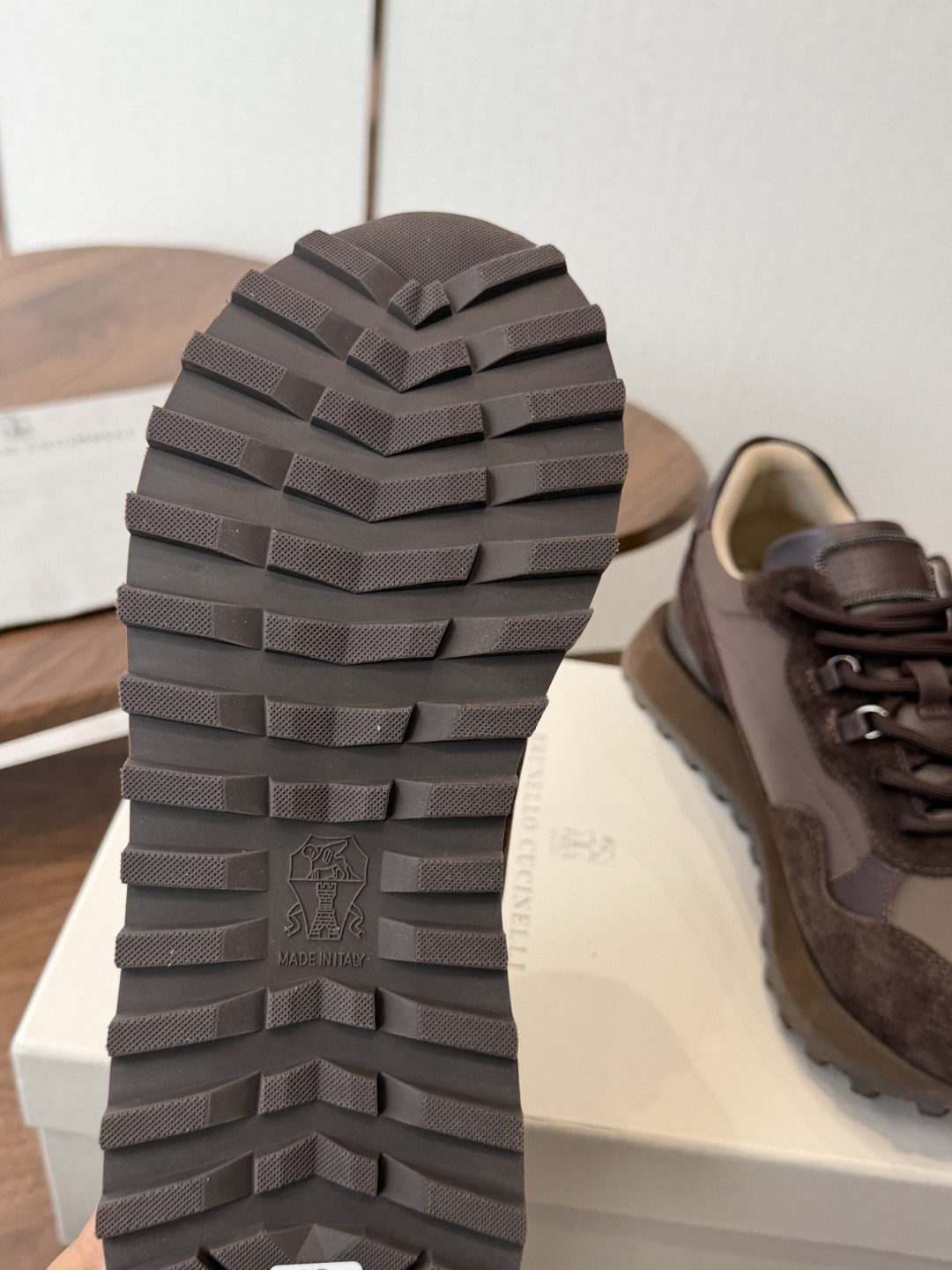 Brunello Cucinelli  26ss最新 Bc 系带 休闲鞋  鞋面进口麂皮/进口牛皮 内里进口羊毛 0.5