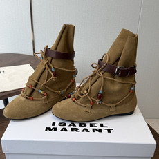 Isabel Marant 伊莎贝尔 26ss 少女感 一眼就心动 一脚蹬平底短靴 isabel marant Isabel Marant 伊莎贝尔 26ss 少女感 一眼就心动 一脚蹬平底短靴 isabel marant