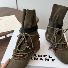 Isabel Marant 伊莎贝尔 26ss 少女感 一眼就心动 一脚蹬平底短靴 isabel marant Isabel Marant 伊莎贝尔 26ss 少女感 一眼就心动 一脚蹬平底短靴 isabel marant