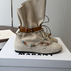 Isabel Marant 伊莎贝尔 26ss 少女感 一眼就心动 一脚蹬平底短靴 isabel marant Isabel Marant 伊莎贝尔 26ss 少女感 一眼就心动 一脚蹬平底短靴 isabel marant