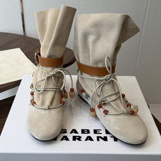 Isabel Marant 伊莎贝尔 26ss 少女感 一眼就心动 一脚蹬平底短靴 isabel marant Isabel Marant 伊莎贝尔 26ss 少女感 一眼就心动 一脚蹬平底短靴 isabel marant