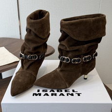 Isabel Marant 伊莎贝尔 26ss 少女感 一眼就心动 一脚蹬平底短靴 isabel marant Isabel Marant 伊莎贝尔 26ss 少女感 一眼就心动 一脚蹬平底短靴 isabel marant