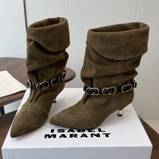 Isabel Marant 伊莎贝尔 26ss 少女感 一眼就心动 一脚蹬平底短靴 isabel marant Isabel Marant 伊莎贝尔 26ss 少女感 一眼就心动 一脚蹬平底短靴 isabel marant