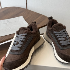 Brunello Cucinelli 26ss最新 Bc 系带 羊毛休闲鞋 鞋面进口麂皮/进口牛皮 内里进口羊毛/羊 Brunello Cucinelli 26ss最新 Bc 系带 羊毛休闲鞋 鞋面进口麂皮/进口牛皮 内里进口羊毛/羊