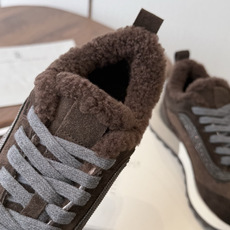 Brunello Cucinelli 26ss最新 Bc 系带 羊毛休闲鞋 鞋面进口麂皮/进口牛皮 内里进口羊毛/羊 Brunello Cucinelli 26ss最新 Bc 系带 羊毛休闲鞋 鞋面进口麂皮/进口牛皮 内里进口羊毛/羊