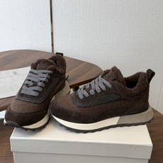 Brunello Cucinelli 26ss最新 Bc 系带 羊毛休闲鞋 鞋面进口麂皮/进口牛皮 内里进口羊毛/羊 Brunello Cucinelli 26ss最新 Bc 系带 羊毛休闲鞋 鞋面进口麂皮/进口牛皮 内里进口羊毛/羊