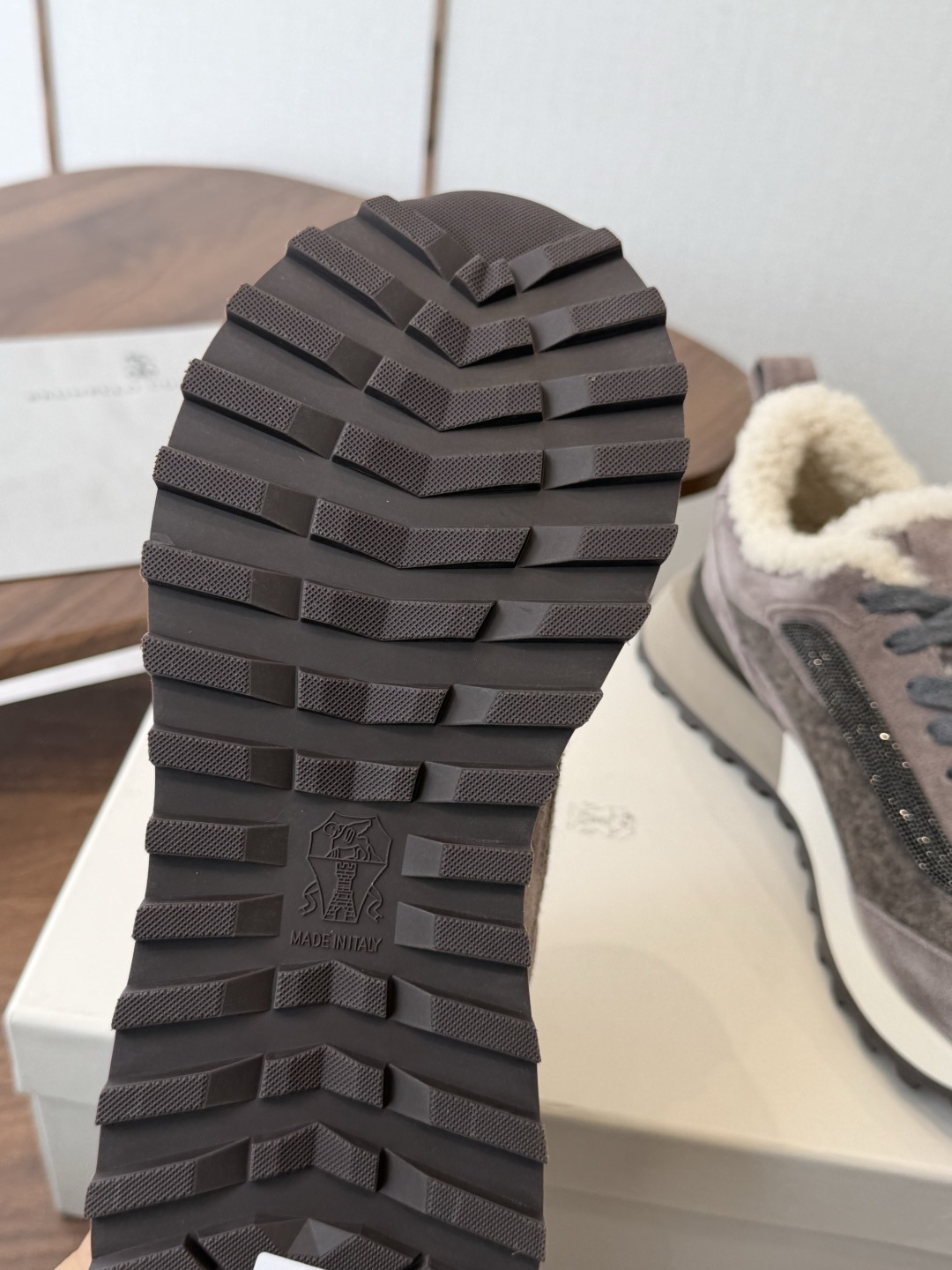 Brunello Cucinelli 26ss最新 Bc 系带 羊毛休闲鞋 鞋面进口麂皮/进口牛皮 内里进口羊毛/羊 Brunello Cucinelli 26ss最新 Bc 系带 羊毛休闲鞋 鞋面进口麂皮/进口牛皮 内里进口羊毛/羊